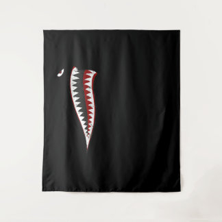 Fliegende Tigers Shark Mouth - Geschenke für Haifi Wandteppich