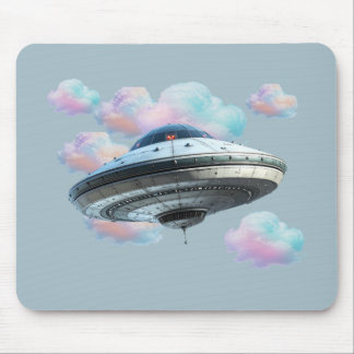 Fliegende Untertasse Mousepad