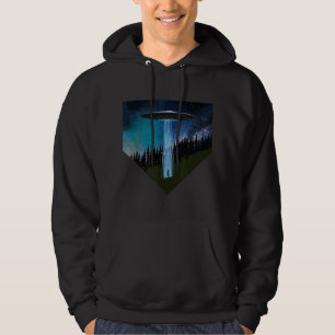 Fliegende Untertasse Ufo Entführung Außerirdische Hoodie