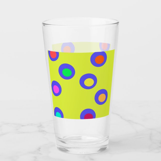 Fliegende Untertassen Glas (Vorderseite)