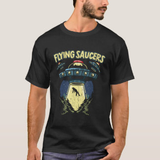 Fliegende Untertassen Ufo Entführung Außerirdische T-Shirt