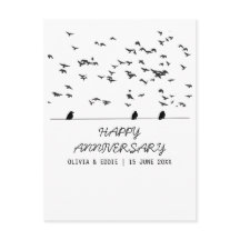 fliegende Vögel Faltkarten