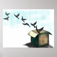 Fliegende Vögel