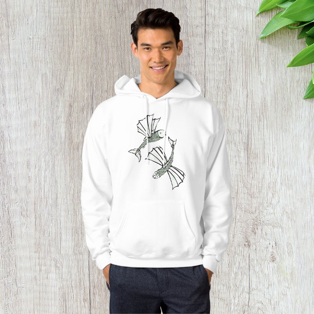 Fliegende, vom Fisch gezogene Ozeankreatur Hoodie (Von Creator hochgeladen)