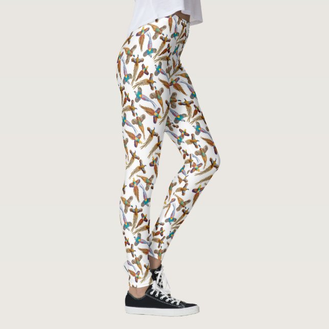Fliegende wilde Fasan-Leggings Leggings (Rechts)