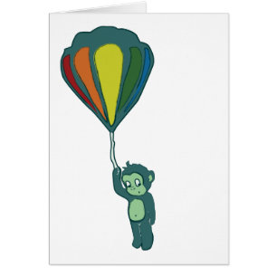 fliegender Affe: Heißluftballon