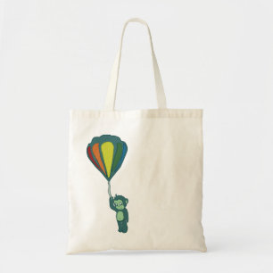 fliegender Affe: Heißluftballon Tragetasche