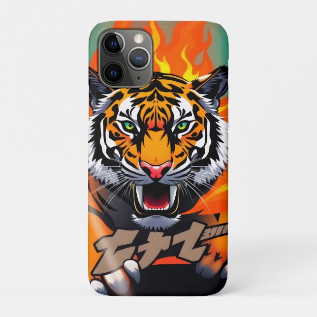 Fliegender Anime-Tiger  Case-Mate iPhone Hülle (Rückseite)