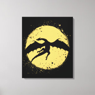 Fliegender Drache Leinwanddruck