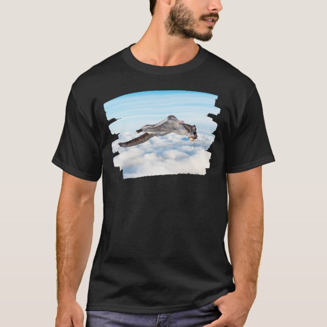 Fliegender Eichhörnchen-T - Shirt (Vorderseite)
