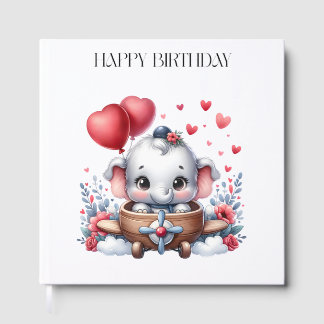Fliegender Elefant Geburtstag Gästebuch