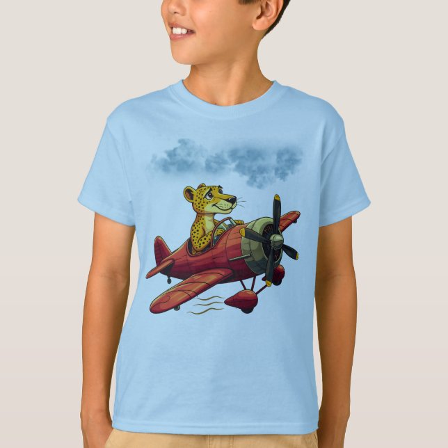 Fliegender Gepard T-Shirt (Vorderseite)