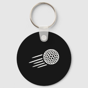 Fliegender Golfball  Schlüsselanhänger