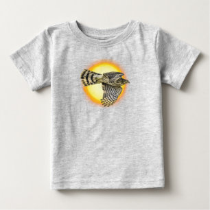 Fliegender Habicht Feuer Baby T-shirt