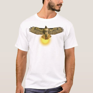 Fliegender Habicht in der Sonne T-Shirt