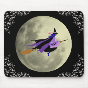 Fliegender Hexen-Mauspad Mousepad