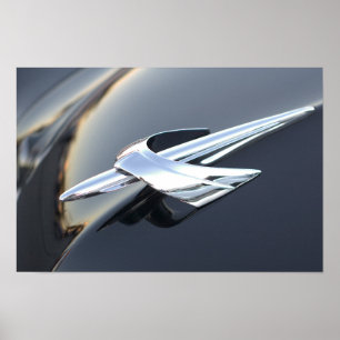 "Fliegender" Kühlerfigur - Klassiker Poster