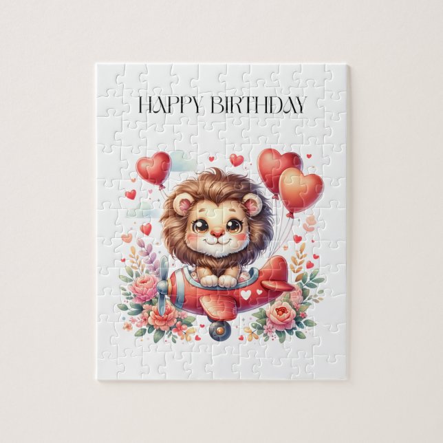 Fliegender Löwe Geburtstag (Vertikal)