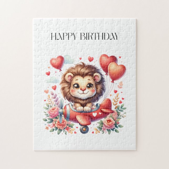 Fliegender Löwe Geburtstag (Vertikal)