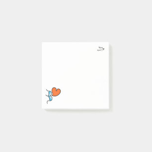Fliegender Mack!!! -Blau Post-it Klebezettel