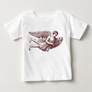 Fliegender musikalischer Engel Baby T-shirt