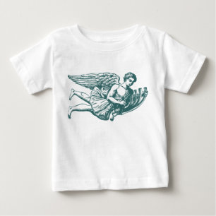 Fliegender musikalischer Engel Baby T-shirt