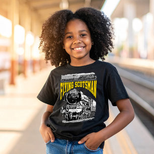 Fliegender Schotte 1923 LNER-Zug. Dampflokomotive. T-Shirt