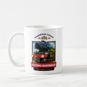 Fliegender Schotte 4472 Dampflokomotiven-Retroplak Kaffeetasse
