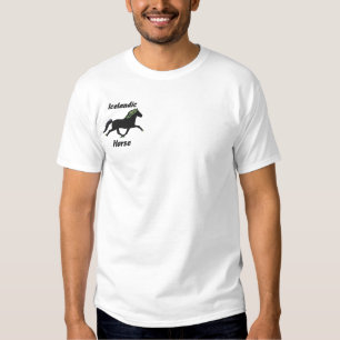 Fliegender Schritt - Gletta Besticktes T-Shirt