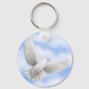 Fliegender Tauben-Schlüsselanhänger Schlüsselanhänger