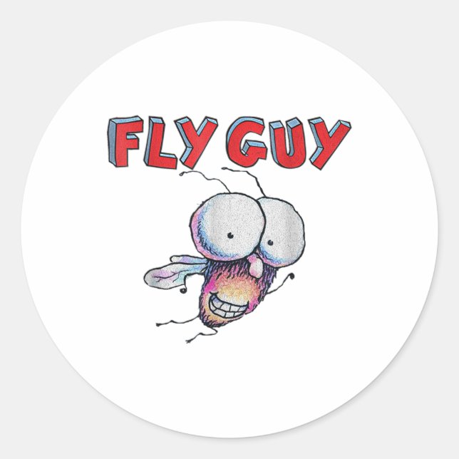 Fliegender Typ Kinder Kostüm T-Shirt Runder Aufkleber (Vorderseite)