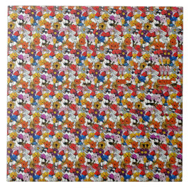 FLIEGENDER VOGEL-STEREOGRAMM 4,25x4,25, 6x6 Zoll  Fliese