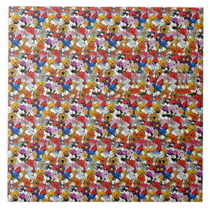 FLIEGENDER VOGEL-STEREOGRAMM 4,25x4,25, 6x6 Zoll  Fliese