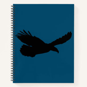 Fliegendes AdlerNotebook - Farbe wählen Notizbuch