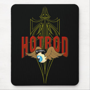 Fliegendes Augen-Hot-Rod Mousepad