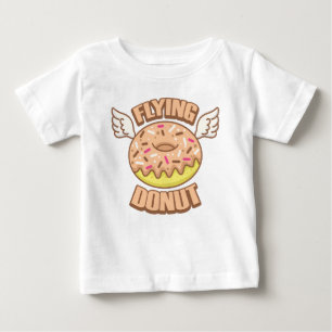 Fliegendes Donut-Baby  Baby T-shirt
