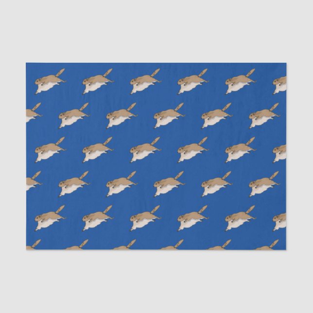 Fliegendes Fadenkreuz Seidenpapier (Vorderseite)