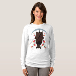 Fliegendes Fox-Langschlauch-Shirt T-Shirt