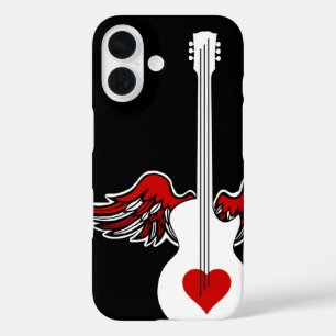Fliegendes Herz-Gitarrenetui Case-Mate iPhone-Hüll iPhone 16 Hülle