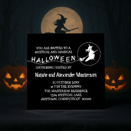 Fliegendes Hexengebläse, Schwarz Einladung