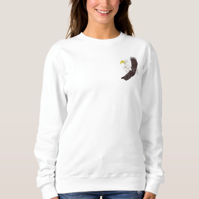 fliegendes Mädchen um Mitternacht Sweatshirt (Vorderseite)