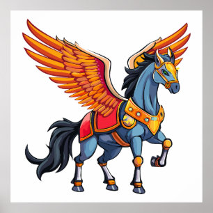 Fliegendes Pegasus Poster