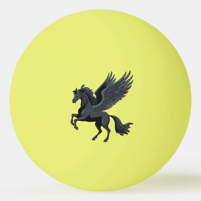 Fliegendes Pegasus Tischtennisball (Vorderseite)