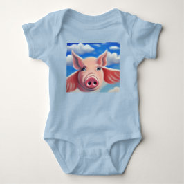 Fliegendes Schwein Baby Strampler