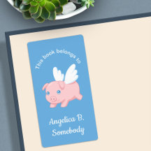 Fliegendes Schwein - Niedliches Schwein mit Buchze