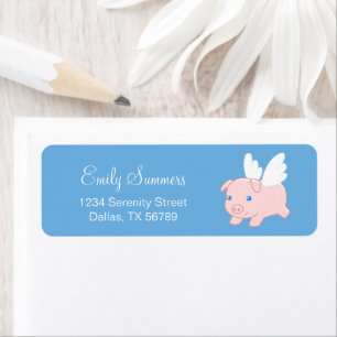 Fliegendes Schwein - Niedliches Schwein mit Flügel