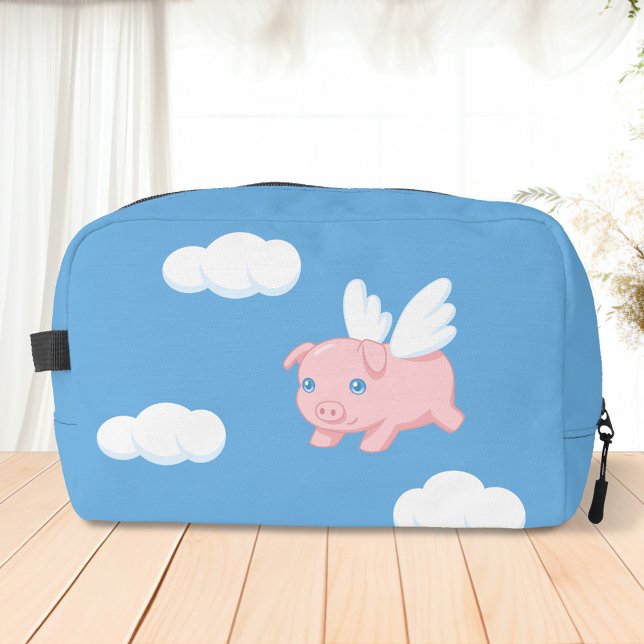 Fliegendes Schwein - Niedliches Schwein mit Flügel Waschbeutel (Von Creator hochgeladen)