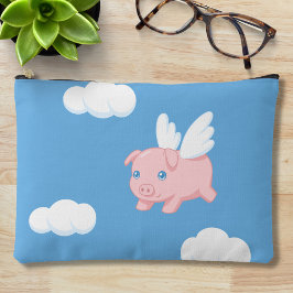 Fliegendes Schwein - Niedliches Schwein mit Flügel Zubehörtasche