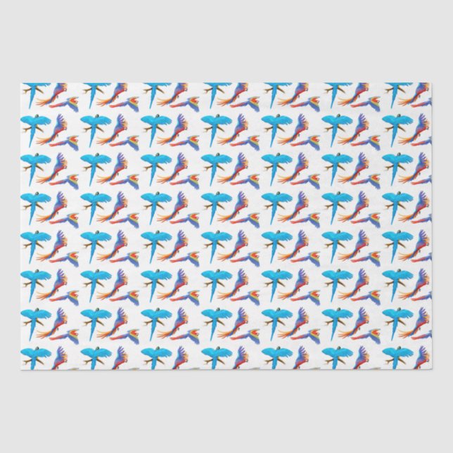 Fliegendes Tropenholz-Gewehrpapier Seidenpapier (Vorderseite)