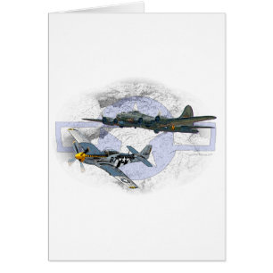 Fliegeneskorte des Mustangs P-51